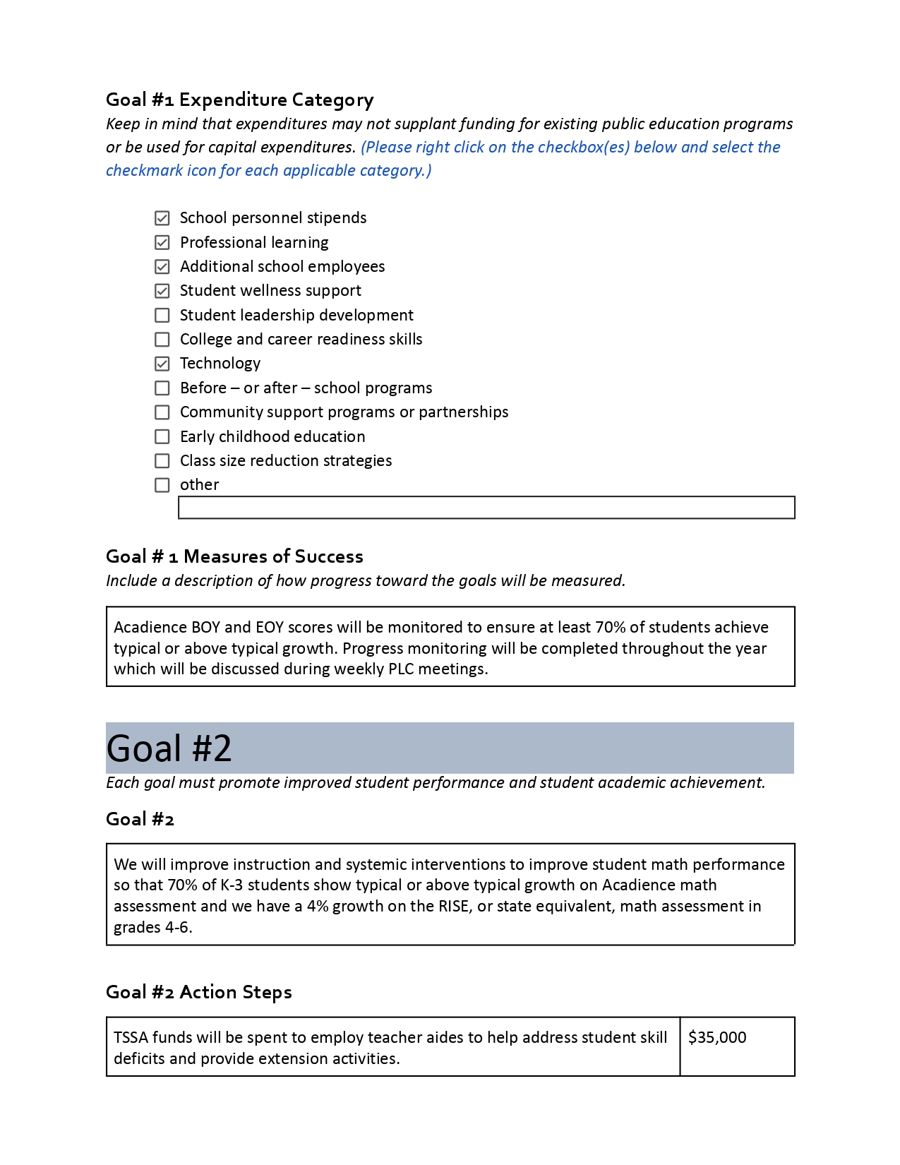 Justin Willie 2024 2025 TSSA Plan page 0002